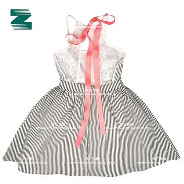 Платье для детей с кружевными бретельками