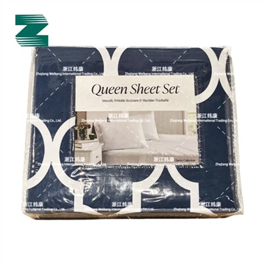 Clarice Collection Queen Size Комплект постельного белья из 4-представителей с принтом WK-ZXHQBSP001